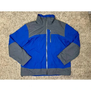 EDDIE BAUER Weatheredge Waterproof Wind Rain Mens Full Zip Jacket XL Outdoor Ski